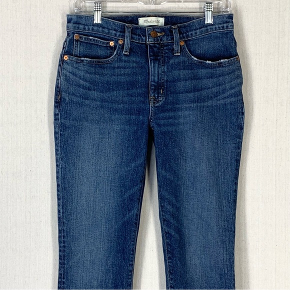 Madewell Tomboy Straight Jeans in Chaseley Wash Style #MB499 - Size 25 - Picture 3 of 16